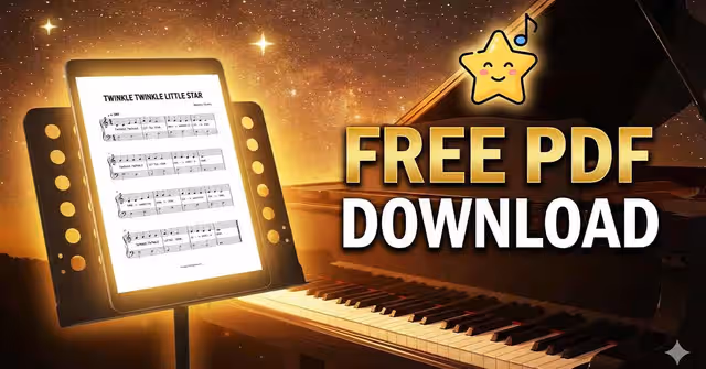 Twinkle Twinkle Little Star Piano Sheet Music PDF Download Free