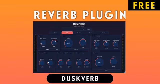 Duskaudio Releases Free Reverb Plugin Duskverb (Free VST)