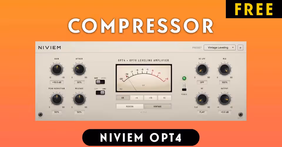 Niviem OPT4 Compressor - Free Plugin Deal