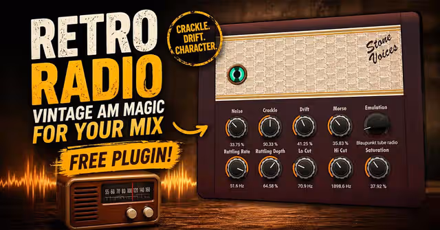 Stone Voices released AM radio simulator plugin For Free