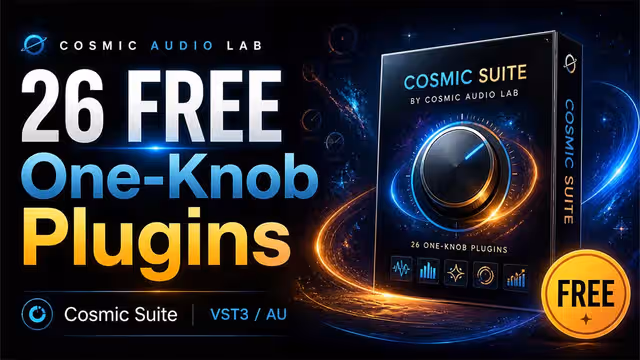 26 FREE One-Knob Plugins. One Birthday. Zero Limits.