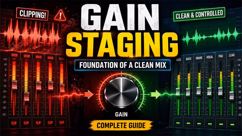 The Complete Guide to Gain Staging: Why It's the Foundation of a Clean Mix