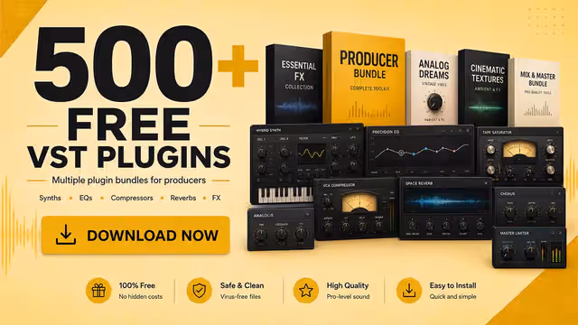 500+ FREE VST Plugins – The Ultimate Music Production Collection