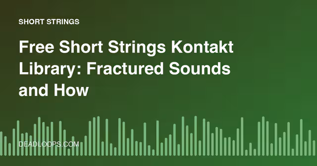 Free Short Strings Kontakt Library: Fractured Sounds and How to Write with Staccato Strings