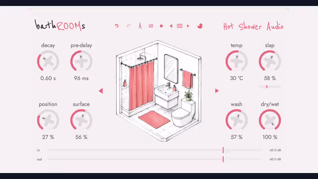 Hot Shower Audio bathROOMs: A Free Reverb Plugin Built Around Five Bathrooms