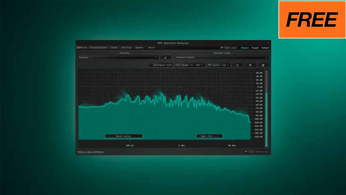 APU Spectrum Analyser By APU Software Released For Free