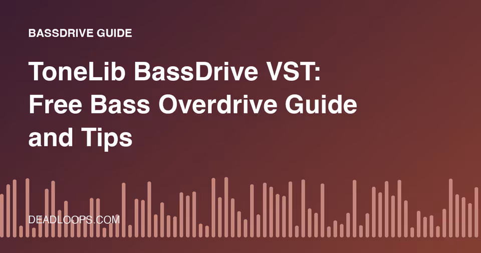 ToneLib BassDrive VST: Free Bass Overdrive Guide and Tips