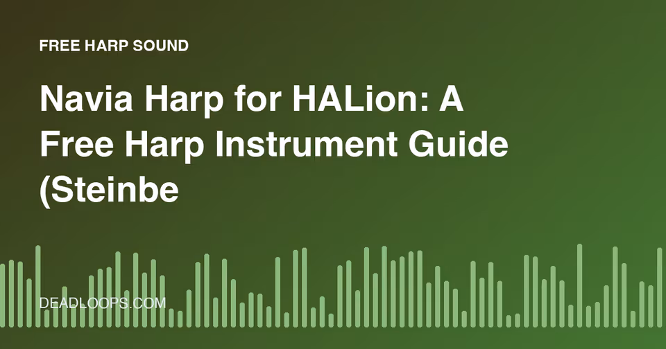Navia Harp for HALion: A Free Harp Instrument Guide (Steinberg)
