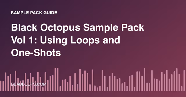 Black Octopus Sample Pack Vol 1: Using Loops and One-Shots