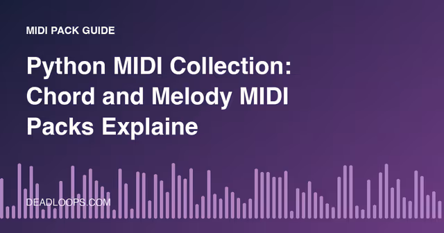 Python MIDI Collection: Chord and Melody MIDI Packs Explained