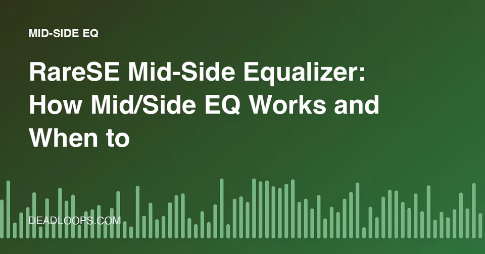 RareSE Mid-Side Equalizer: How Mid/Side EQ Works and When to Use It