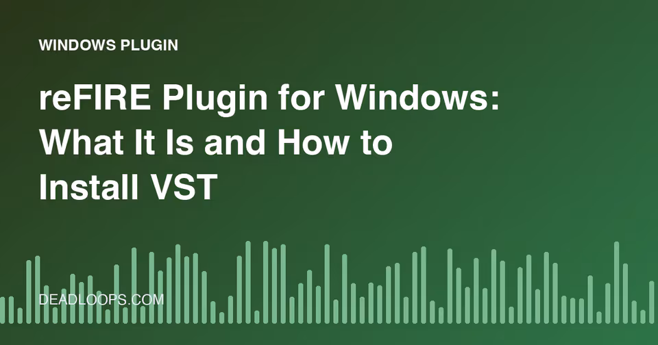 reFIRE Plugin for Windows: What It Is and How to Install VST Plugins Safely