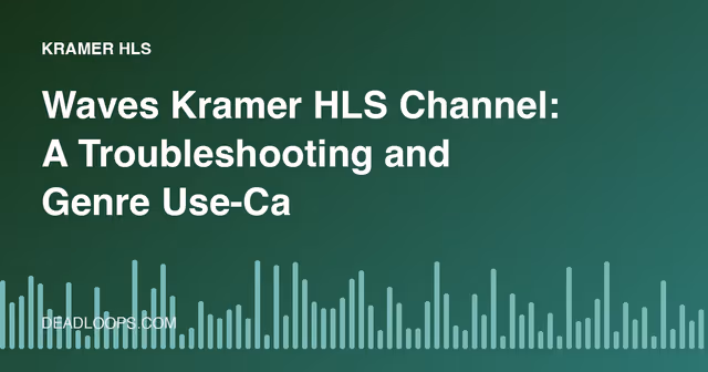 Waves Kramer HLS Channel: A Troubleshooting and Genre Use-Case Guide