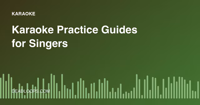 Karaoke Practice Guides for Singers
